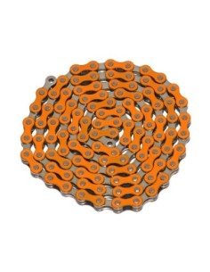 YBN Chain 1/2x1/8x112 1/Speed Orange/Chrome.